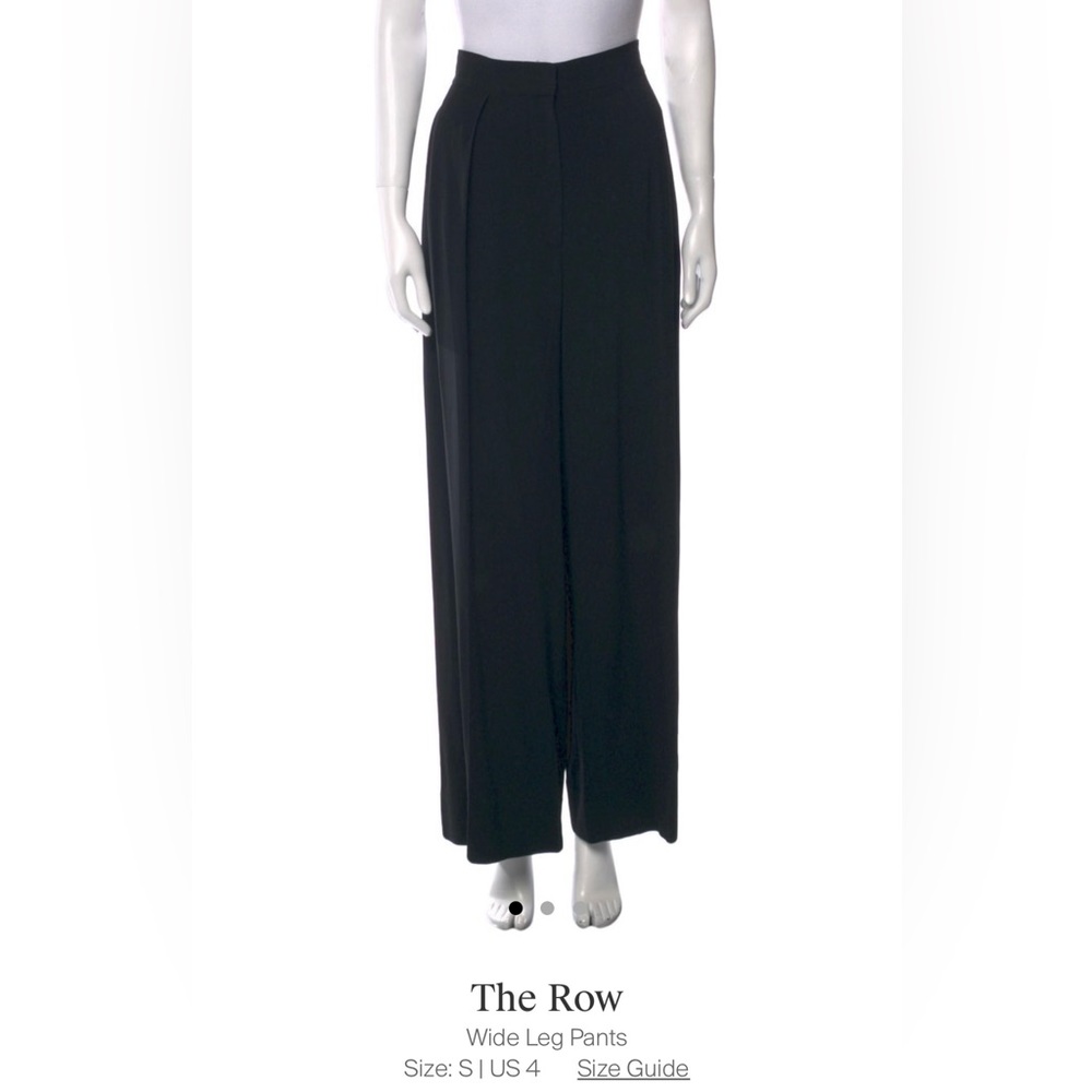 The Row Black Pants